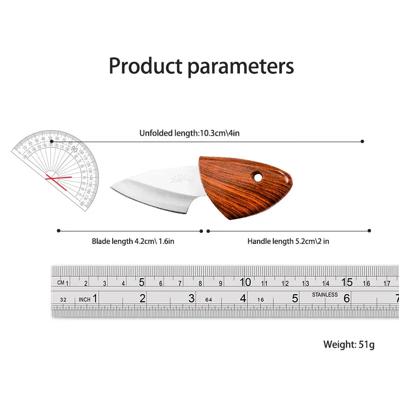 Mini Pocket Knife – Portable Multipurpose Outdoor & Utility Knife-3